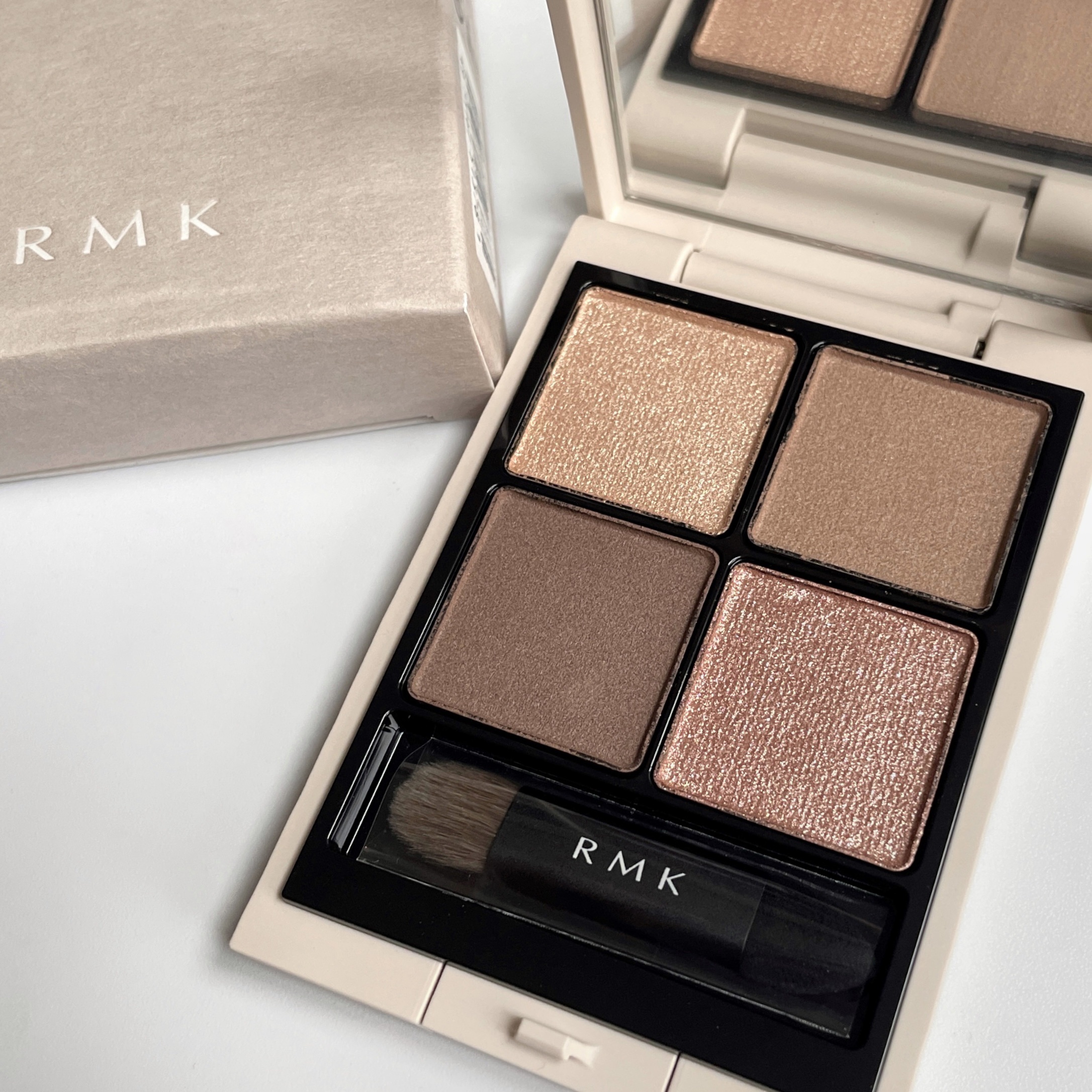 RMK シンクロマティック アイシャドウパレット 01 ソフトスポット/RMK/アイシャドウパレットを使ったクチコミ（1枚目）