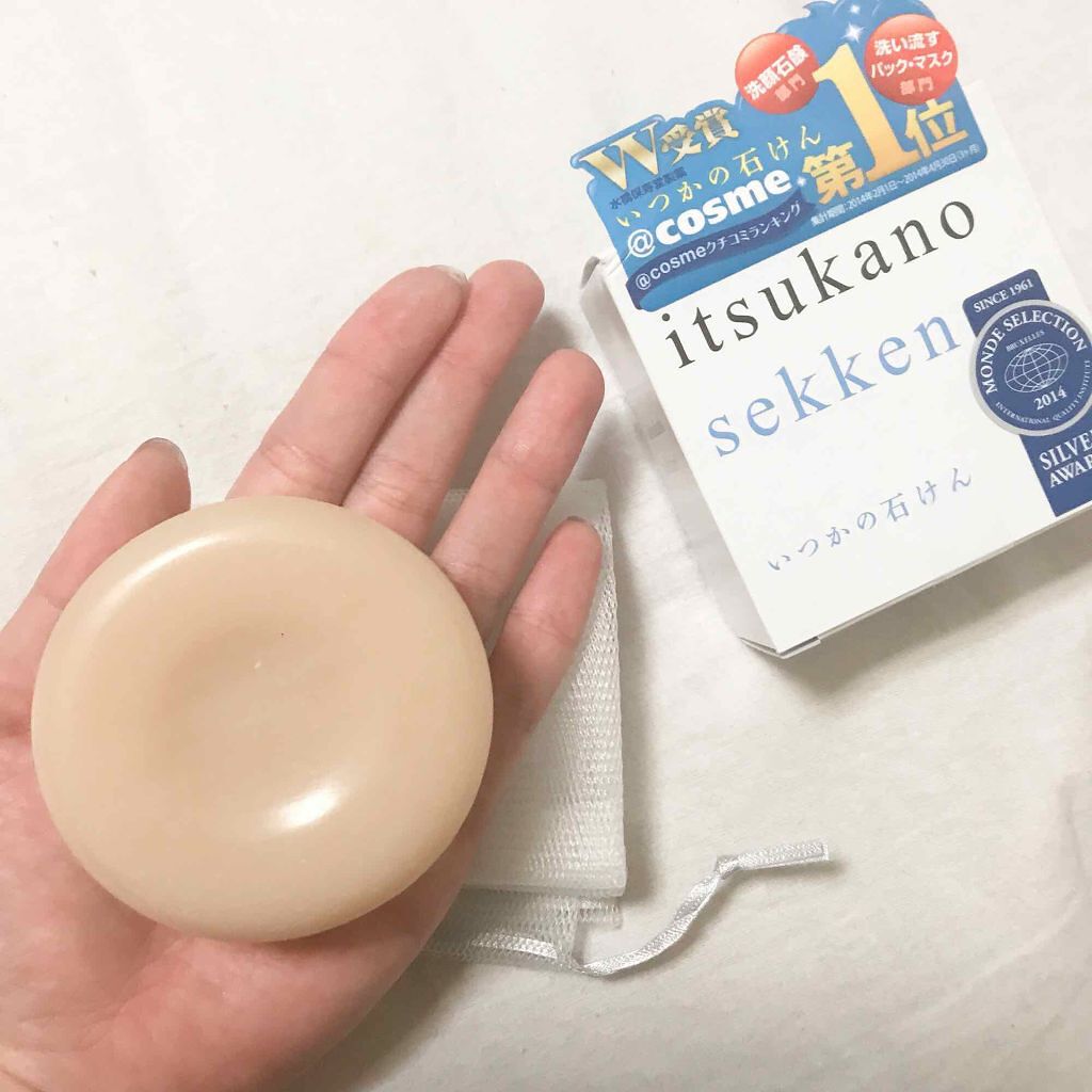 いつかの石けん/水橋保寿堂製薬/洗顔石鹸を使ったクチコミ（2枚目）