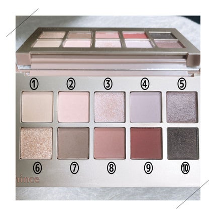 ニューデップスアイシャドウパレット/hince/アイシャドウパレットを使ったクチコミ(3枚目)