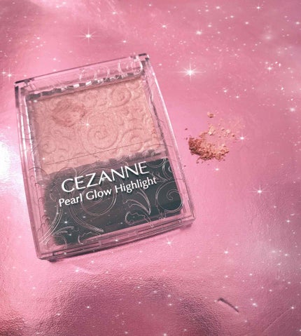 パールグロウハイライト/CEZANNE/パウダーハイライトを使ったクチコミ(1枚目)