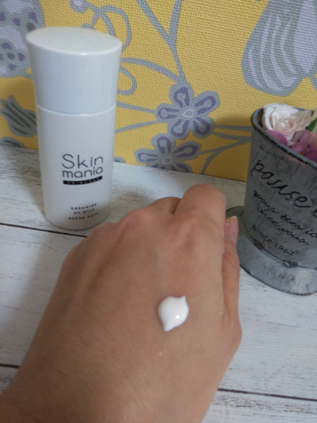 セラミド UVミルク/Skin mania/日焼け止めミルクを使ったクチコミ（1枚目）