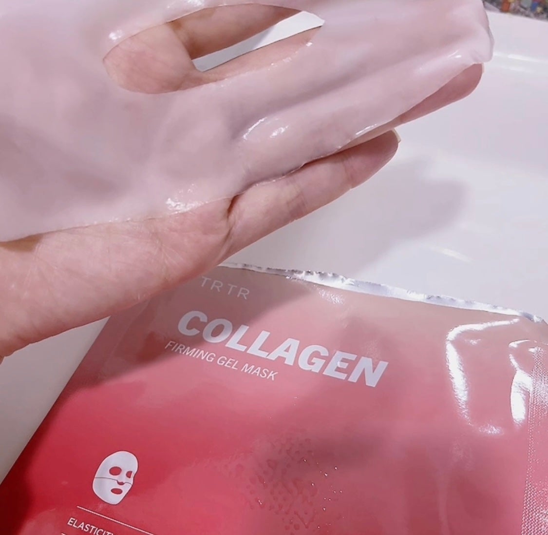 コラーゲンポンピング ゲルマスク/TRTR/シートマスク・パックを使ったクチコミ(2枚目)