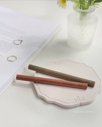 エテュセ アイエディション(スキニーブロウライナー)/ettusais/リキッドアイブロウを使ったクチコミ(6枚目)