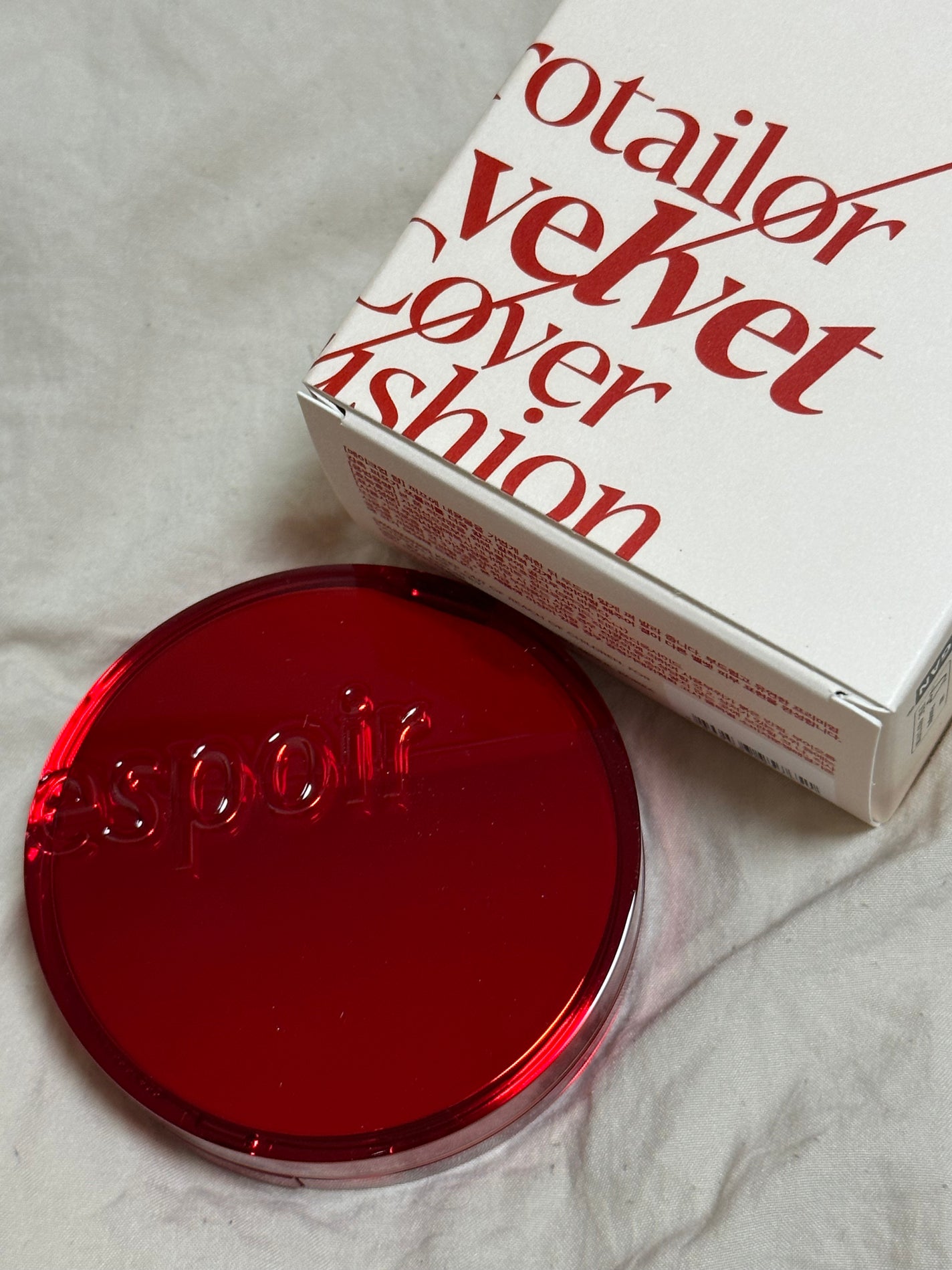 プロテーラービーベルベットカバークッション/espoir/クッションファンデーションを使ったクチコミ(1枚目)