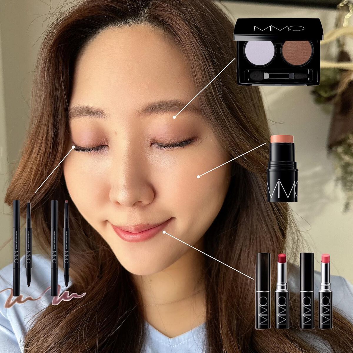 ビオモイスチュアシャドー/MiMC/アイシャドウパレットを使ったクチコミ(2枚目)