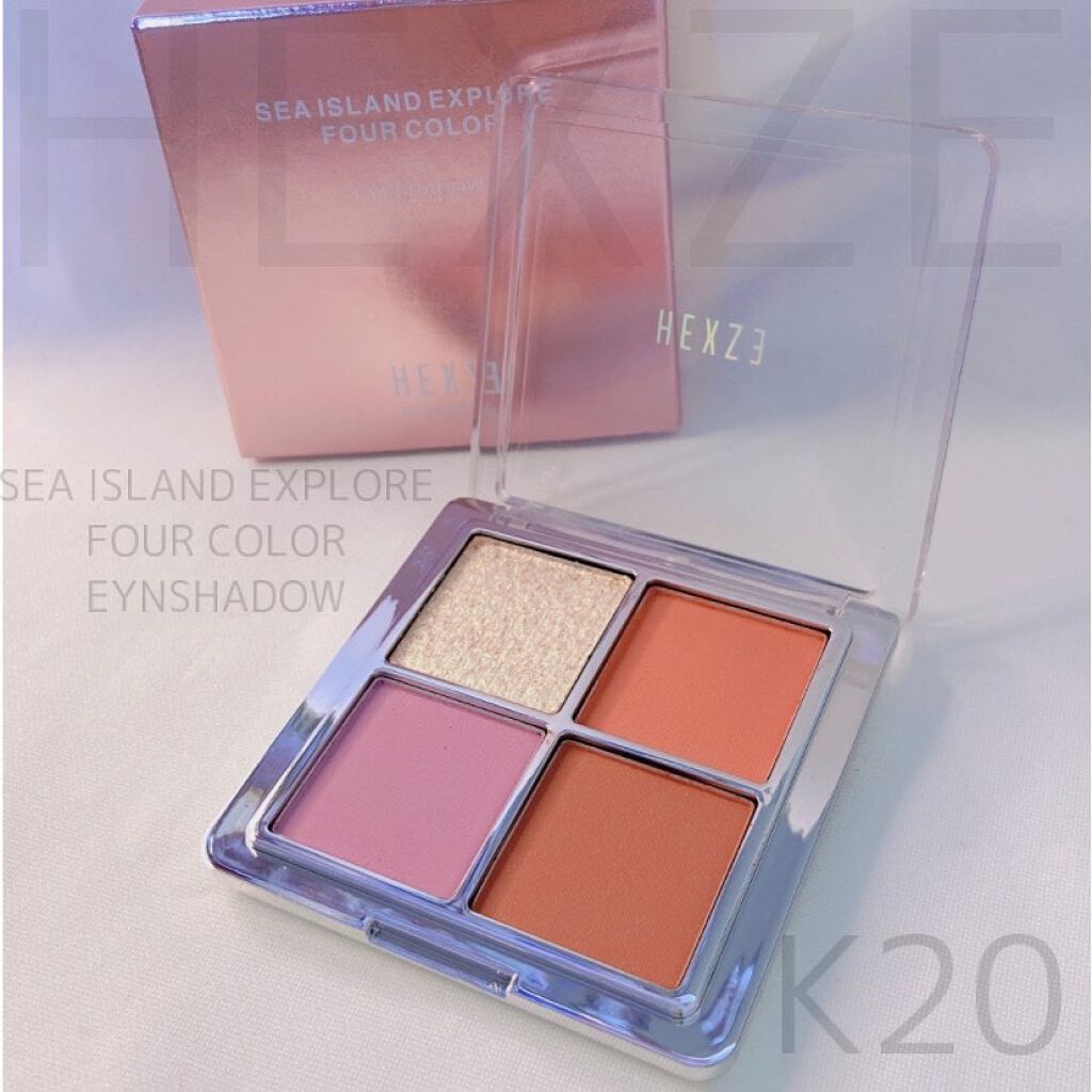 アイランドアドベンチャー4アイシャドウ/HEXZE(ヘックスゼ)/アイシャドウパレットを使ったクチコミ(1枚目)