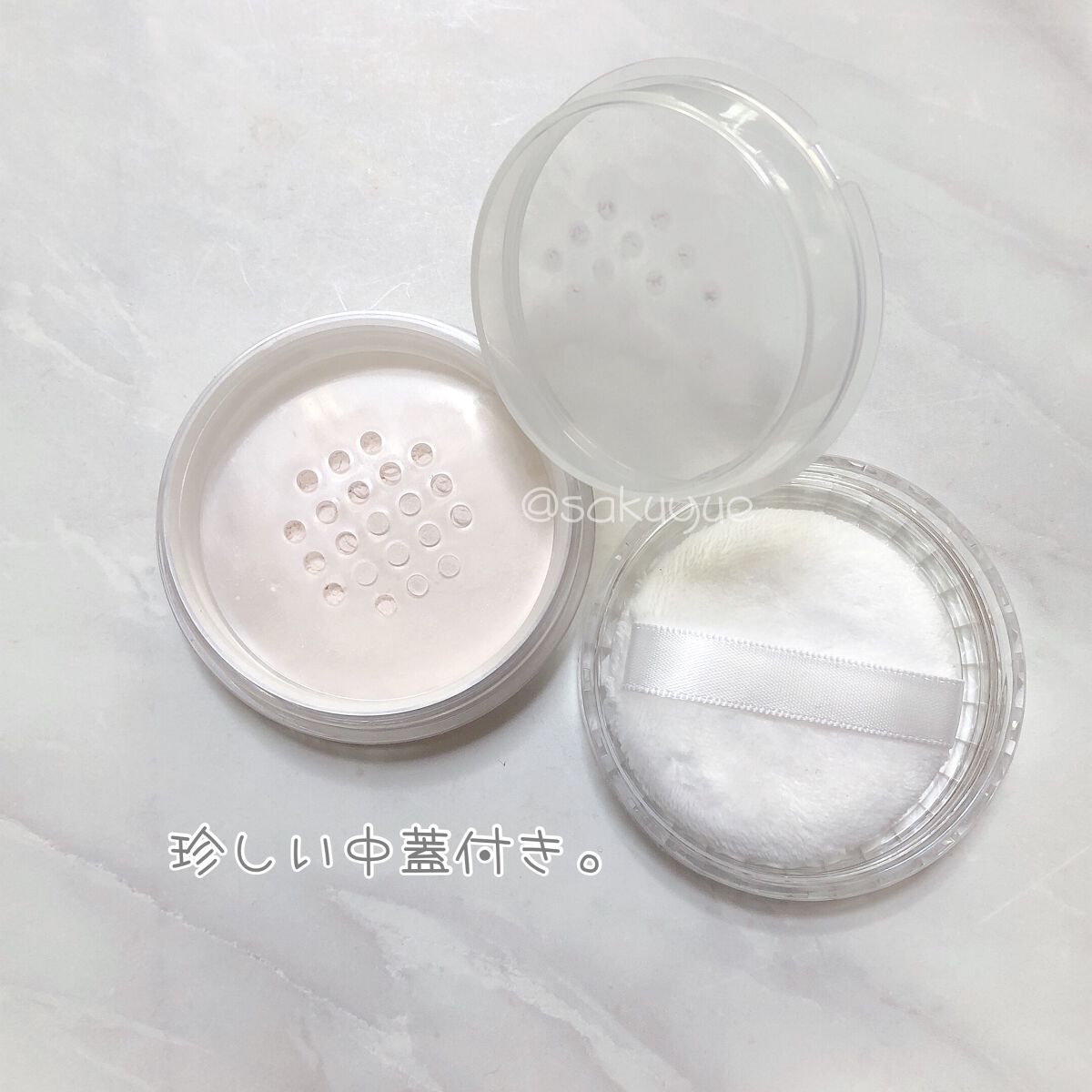 うるふわ仕上げパウダー/CEZANNE/ルースパウダーを使ったクチコミ(2枚目)