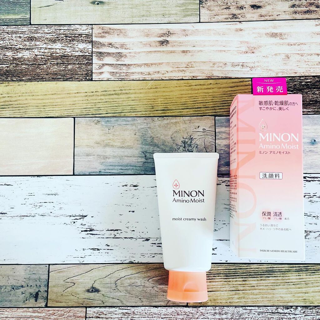 アミノモイスト モイストクリーミィ ウォッシュ/ミノン/洗顔フォームを使ったクチコミ（2枚目）