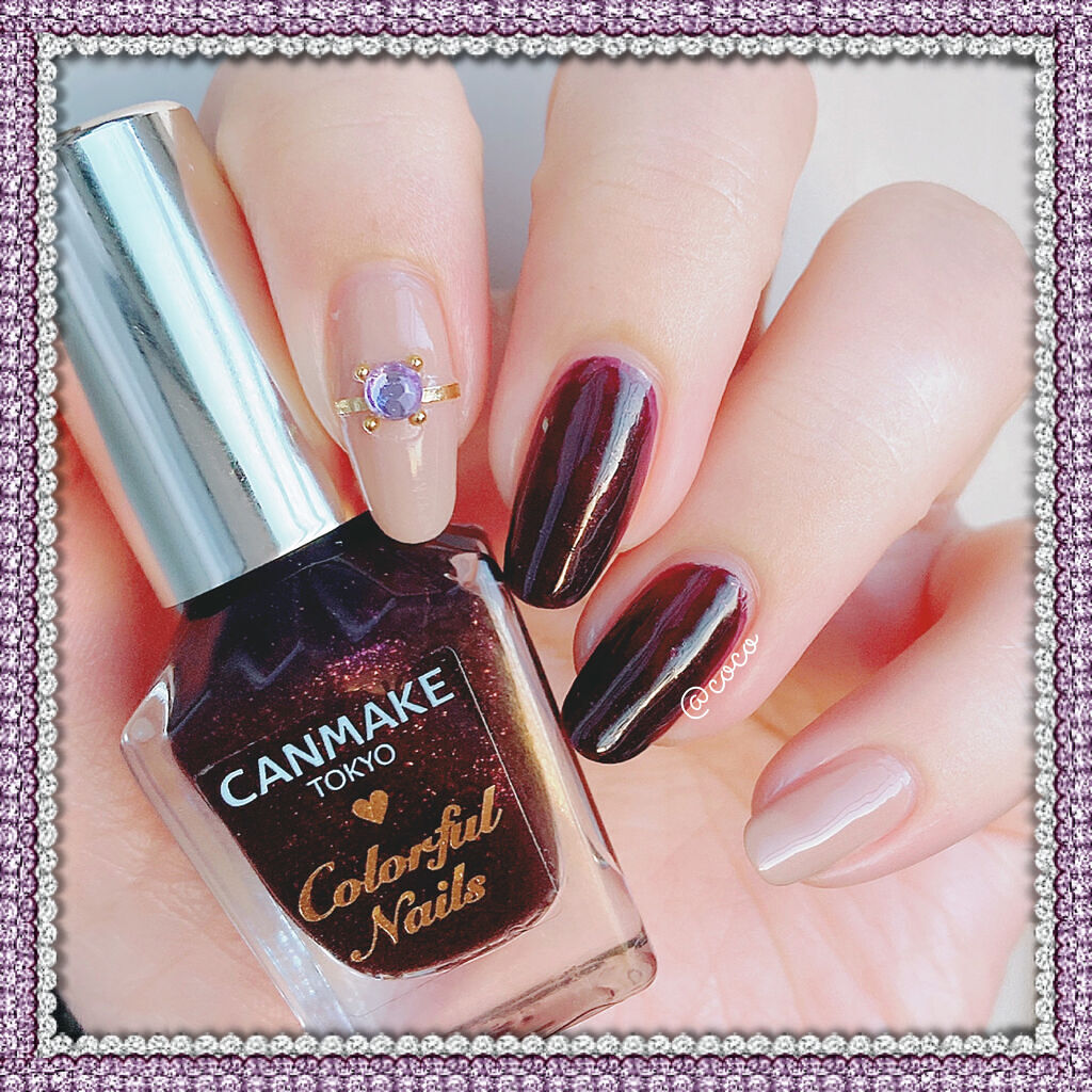 カラフルネイルズ/キャンメイク/マニキュアを使ったクチコミ（2枚目）