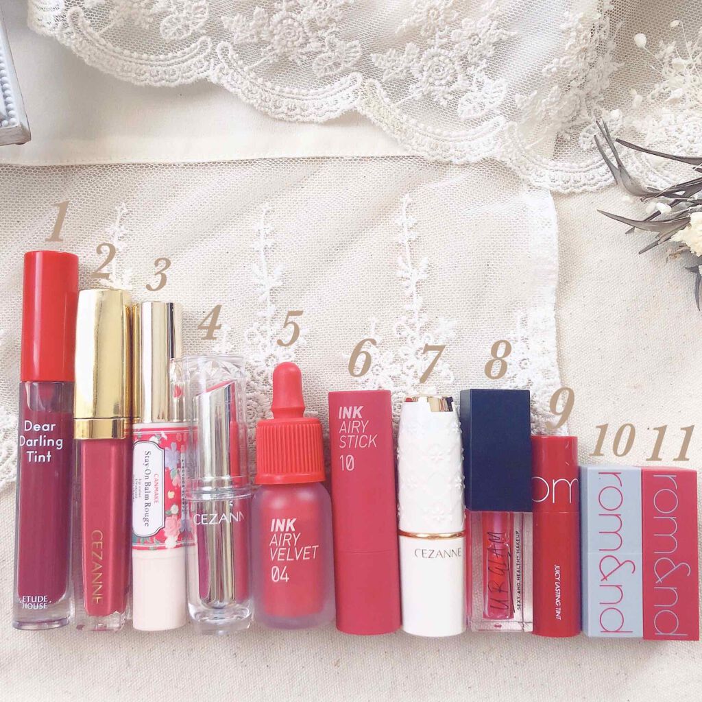 カラーティントリップ/CEZANNE/リップティントを使ったクチコミ（2枚目）