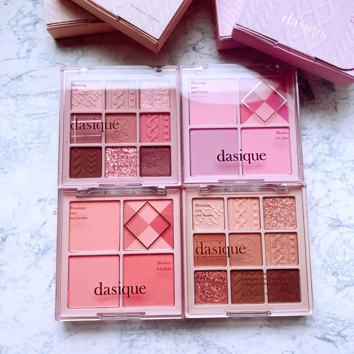 シャドウパレット/dasique/アイシャドウパレットを使ったクチコミ(4枚目)