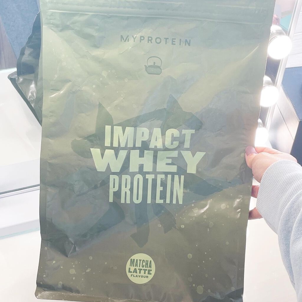 Impact ホエイ プロテイン 抹茶ラテ/MYPROTEIN/ホエイプロテインを使ったクチコミ（2枚目）