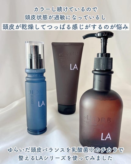 スキャルプシャンプーLA/トリートメントLA/ALORB/サロンシャンプーを使ったクチコミ(2枚目)