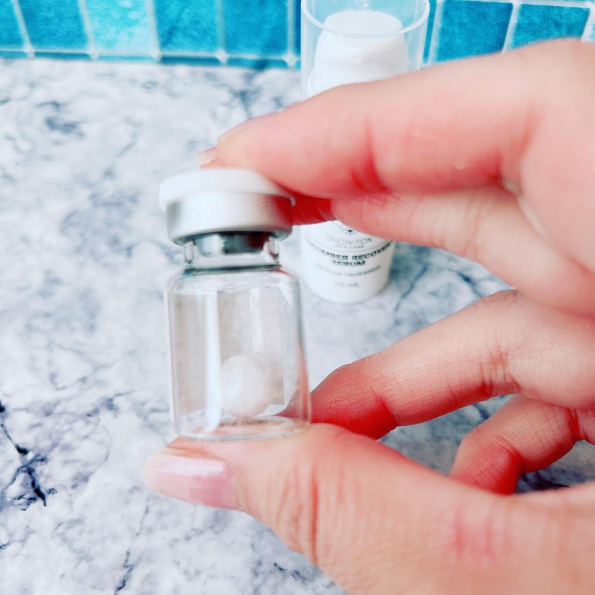 リカバリー セラム (キューカンバー)/SNOW FOX SKINCARE/美容液を使ったクチコミ(2枚目)
