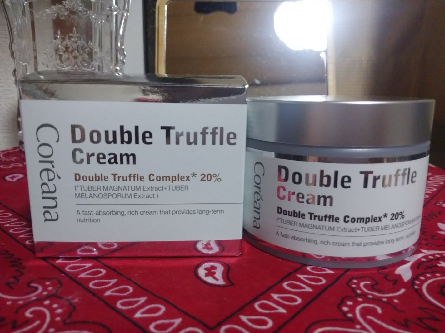 コリアナ ダブルトリュフクリーム/AMPLE:N/フェイスクリームを使ったクチコミ(1枚目)