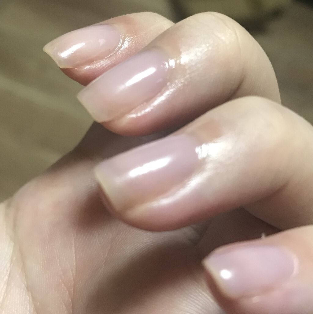 グロッシーコート/スキューズミー/オールインワンネイルを使ったクチコミ（2枚目）