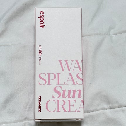 ウォータースプラッシュサンクリーム セラミド/espoir/日焼け止めクリームを使ったクチコミ(3枚目)