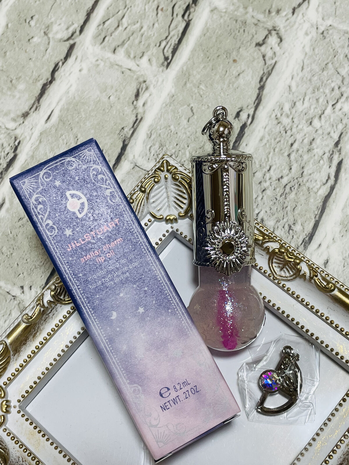 ステラーチャーム　リップオイル 06 humane Moon/JILL STUART/口紅を使ったクチコミ（1枚目）