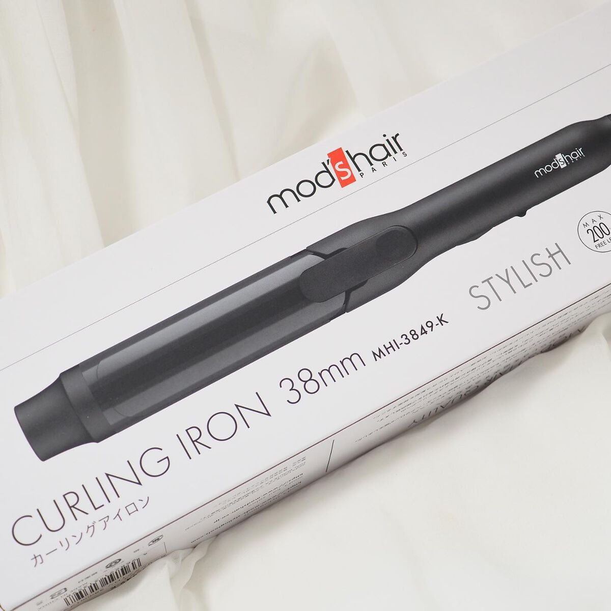スタイリッシュ カーリングアイロン 38mm /mod's hair/カールアイロンを使ったクチコミ(2枚目)