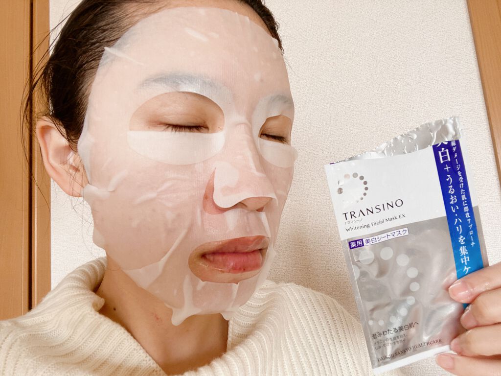 薬用ホワイトニング フェイシャルマスクEX/トランシーノ/シートマスク・パックを使ったクチコミ(5枚目)