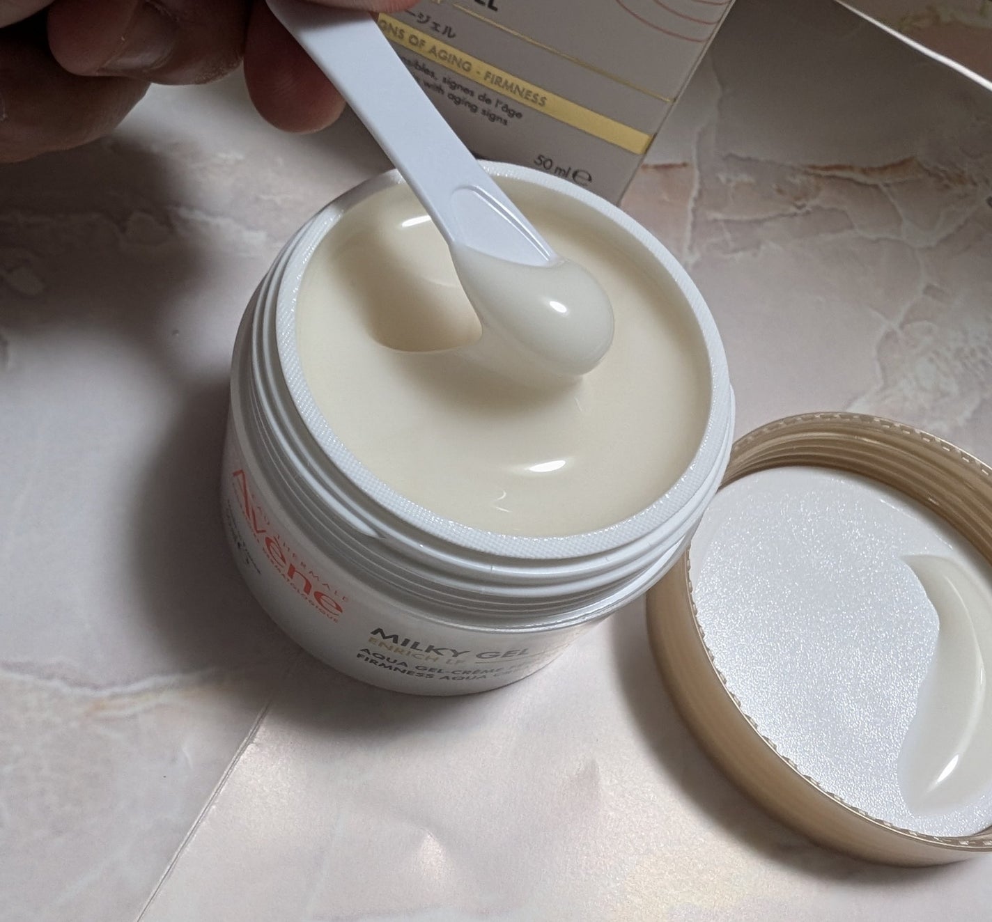 ミルキージェル エンリッチ LF/アベンヌ/フェイスクリームを使ったクチコミ(6枚目)