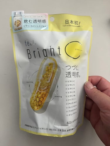 Feat. BrightCのクチコミ「feat. / feat.Bright C

透明カプセル💊
飲みやすい錠剤タイプです！


.....」（2枚目）