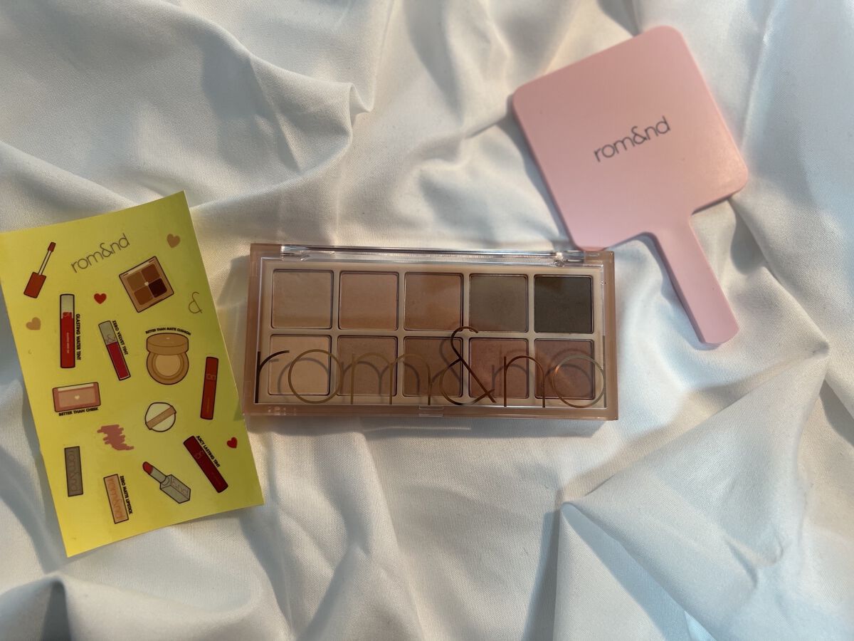 ベターザンパレット/rom&nd/アイシャドウパレットを使ったクチコミ（2枚目）