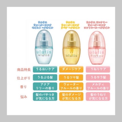 ウォーターコンク モイストヘアオイル/ululis/ヘアオイルを使ったクチコミ(2枚目)