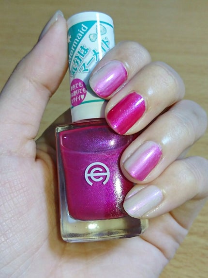 ネイルエナメルニュアンスチェンジ/セリア/マニキュアを使ったクチコミ(1枚目)