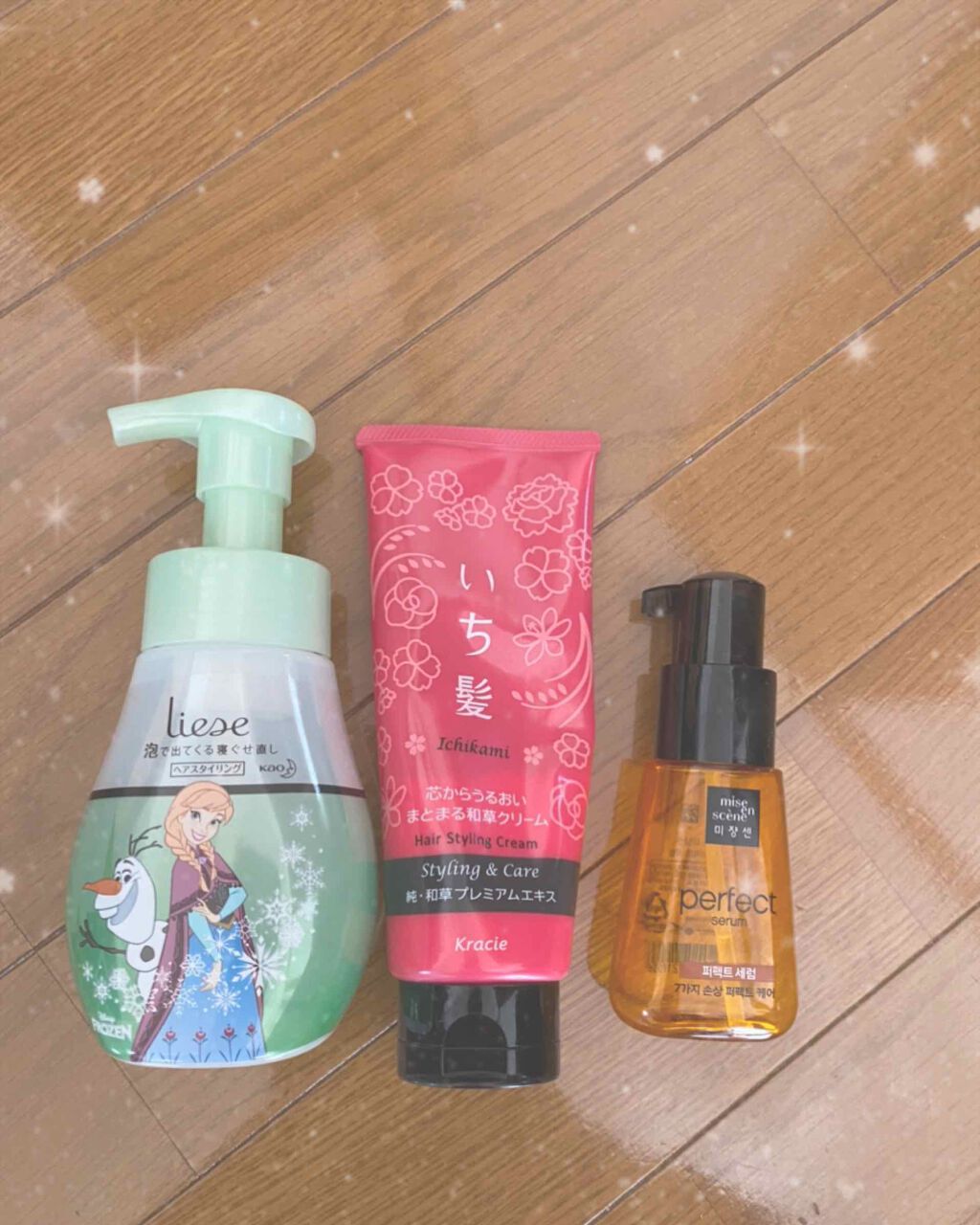 泡で出てくる寝ぐせ直し/リーゼ/ヘアムースを使ったクチコミ(1枚目)