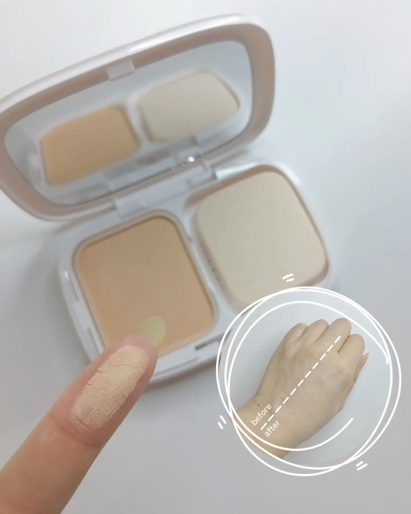 パウダーファンデーション/media luxe/パウダーファンデーションを使ったクチコミ（3枚目）