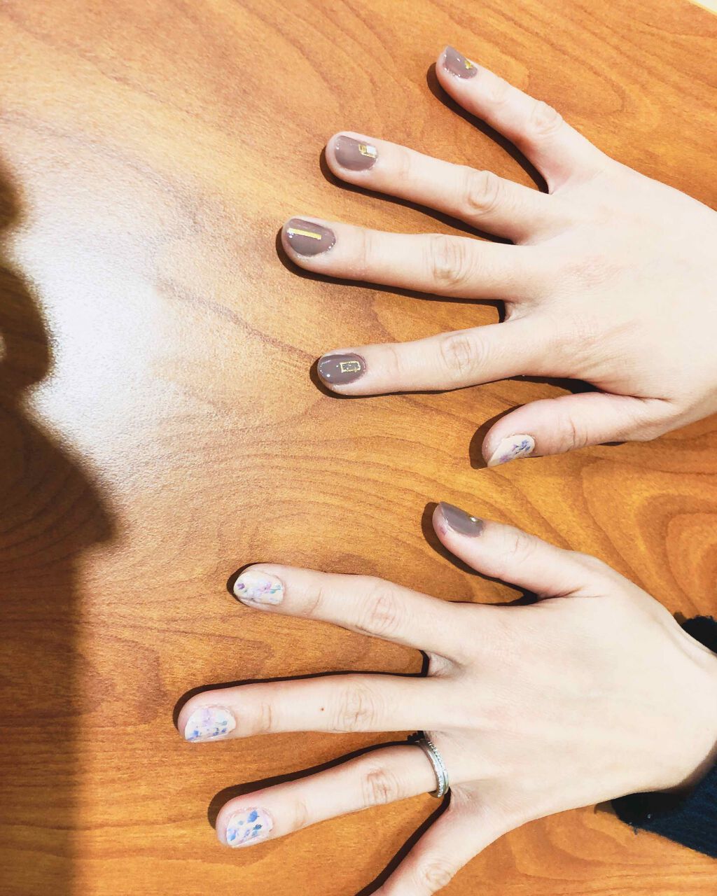 しずくネイルシール/キャンドゥ/ネイルシールを使ったクチコミ(1枚目)