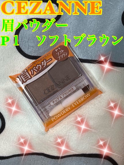 パウダリーアイブロウ/CEZANNE/パウダーアイブロウを使ったクチコミ(1枚目)