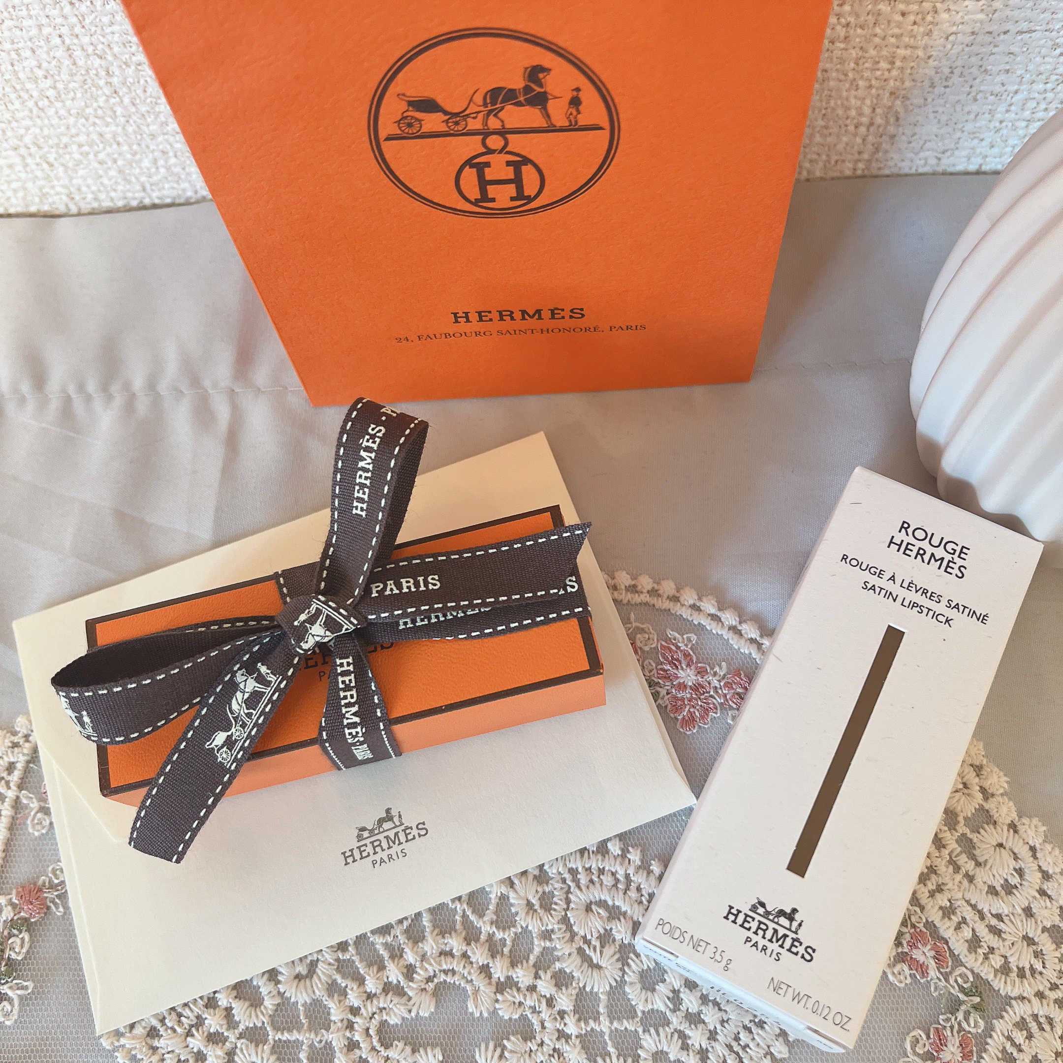 〈ルージュ・エルメス〉 ルージュ ア レーヴル サティネ/エルメス/口紅を使ったクチコミ（3枚目）