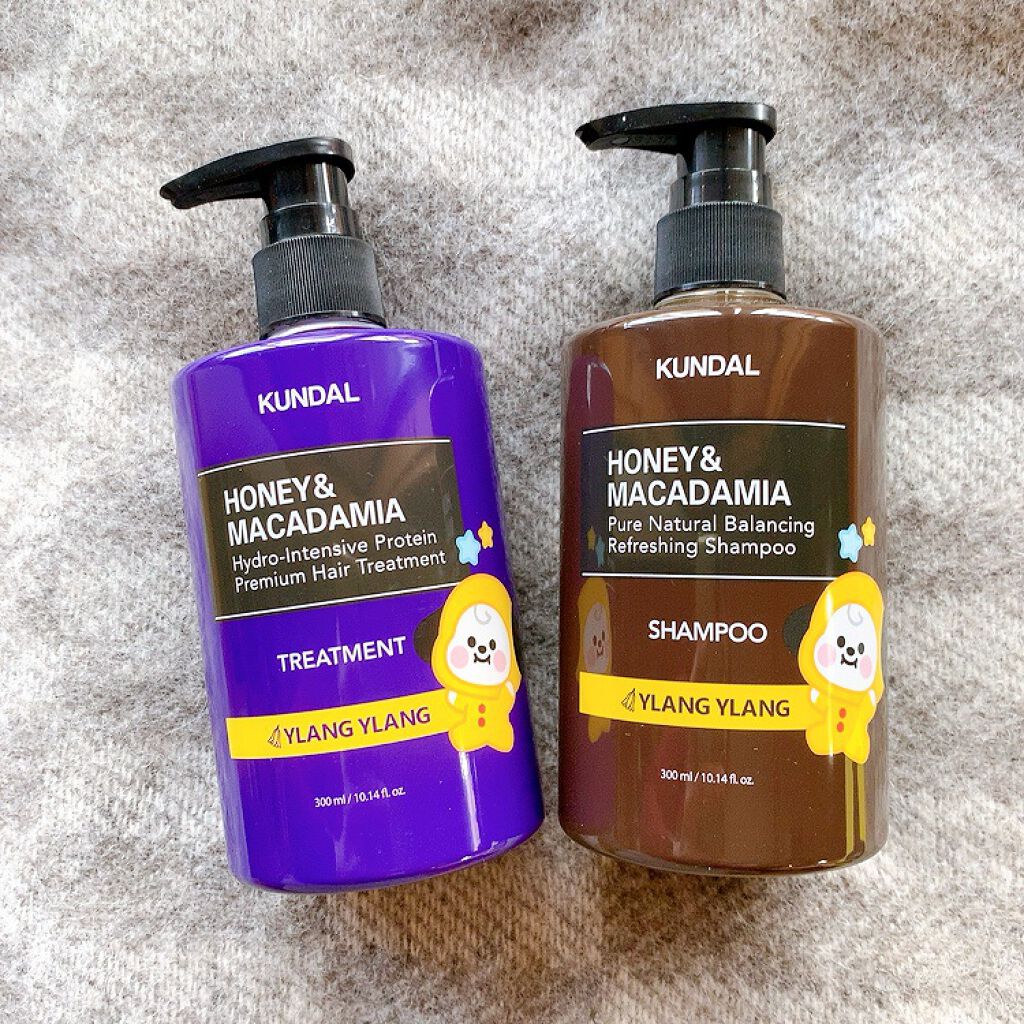 ハニー&マカデミアシャンプー/トリートメント /KUNDAL/シャンプー・コンディショナーを使ったクチコミ(2枚目)