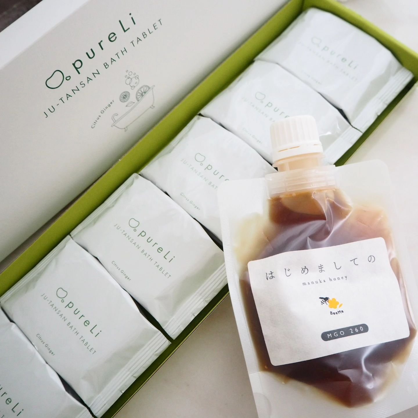 重炭酸バスタブレット/pureLi/炭酸系入浴剤を使ったクチコミ（1枚目）