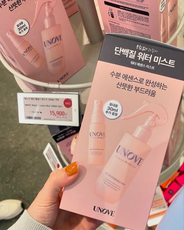 UNOVE アノブ ウォーターエッセンスミストのクチコミ「＼韓国行ったらこれ買って❣️ヘアケア編🇰🇷／
寄ったら最後、欲しいものがカゴいっぱいに溢れるオ.....」（2枚目）