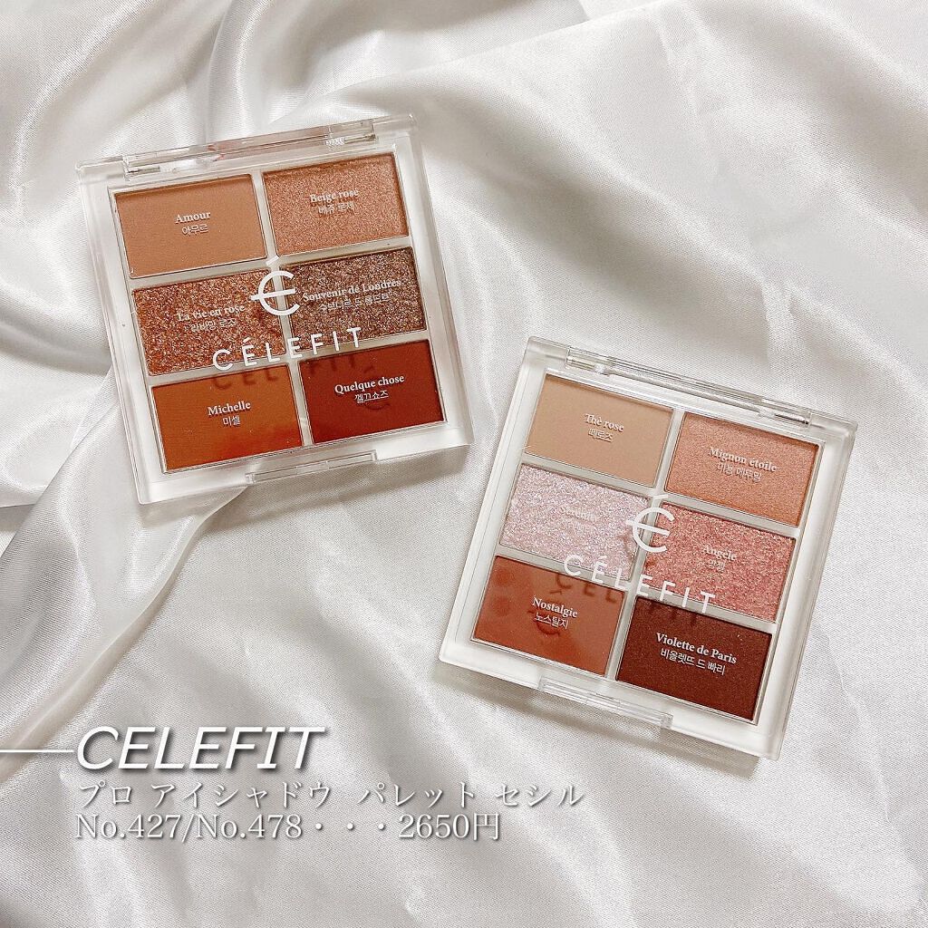 プロアイシャドウパレットセシル/CELEFIT/アイシャドウパレットを使ったクチコミ（2枚目）