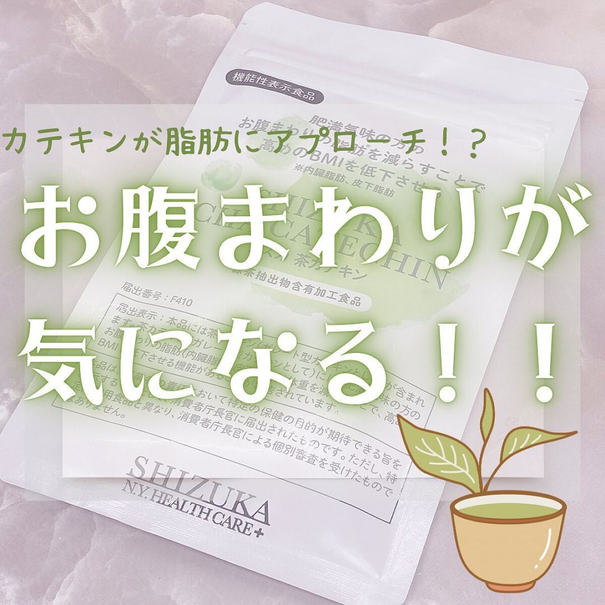 シズカ茶カテキン/Shizuka BY SHIZUKA NEWYORK/健康サプリメントを使ったクチコミ(1枚目)