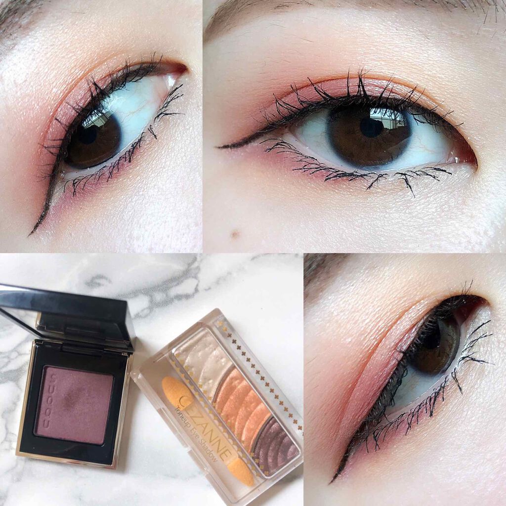 トーンアップアイシャドウ/CEZANNE/アイシャドウパレットを使ったクチコミ(1枚目)