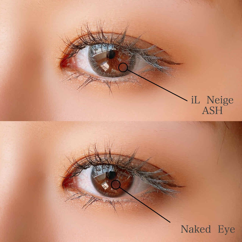 iL Neige ブラウン(Brown)/Torico Eye./カラーコンタクトレンズを使ったクチコミ（2枚目）