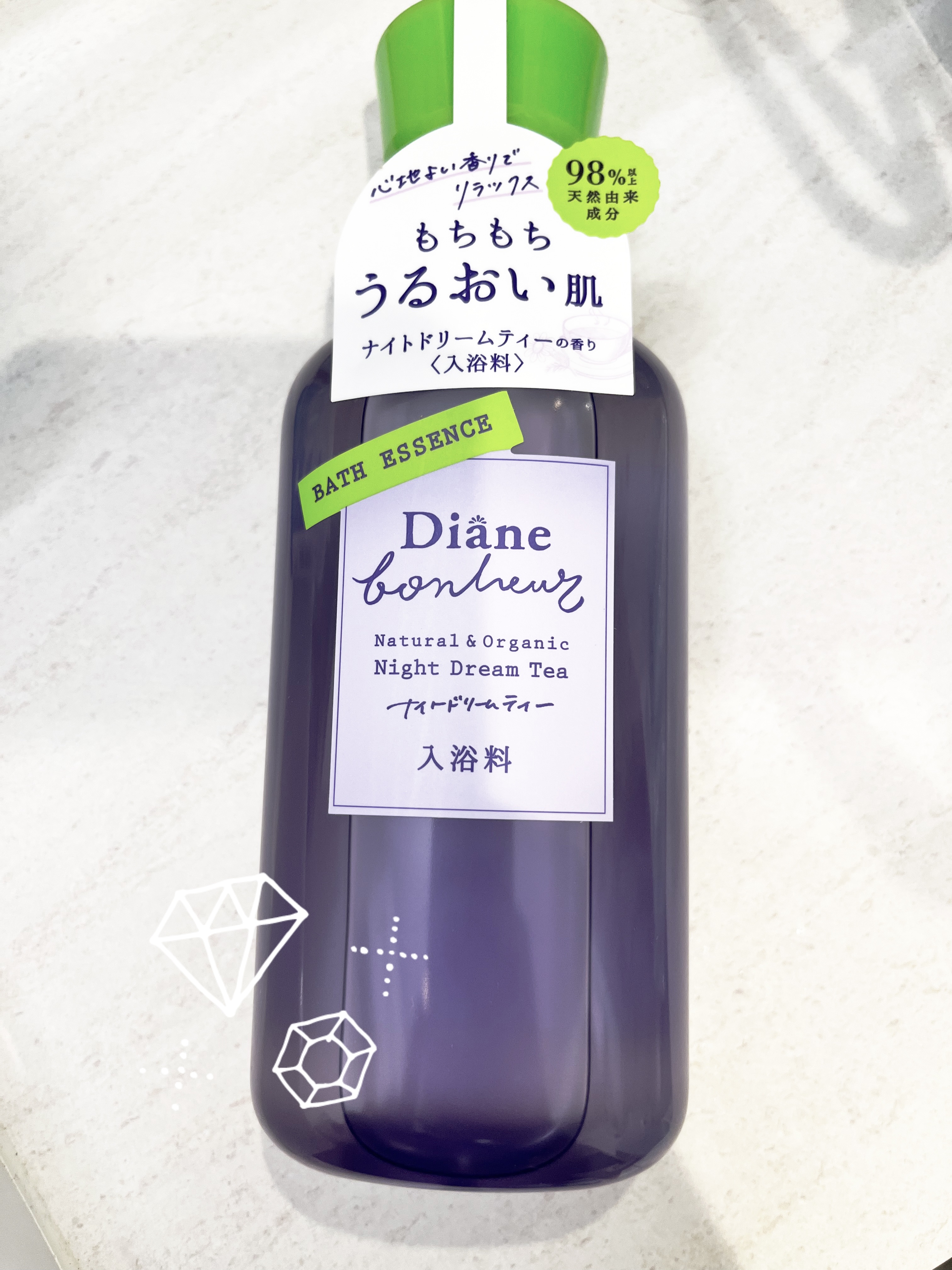 ボヌール バスエッセンス ナイトドリームティーの香り/ダイアン/保湿系入浴剤を使ったクチコミ（1枚目）