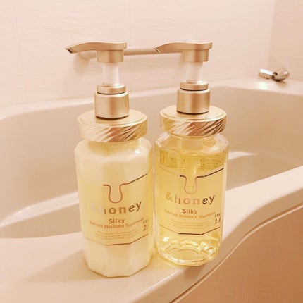 シルキー スムースモイスチャー シャンプー 1.0/ヘアトリートメント 2.0/&honey/市販シャンプーを使ったクチコミ(1枚目)