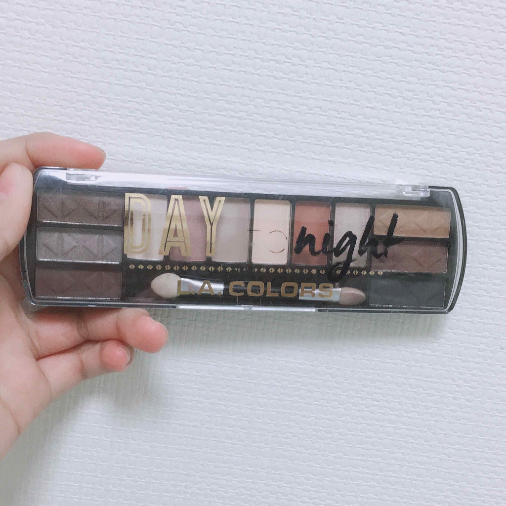 DAY TO NIGTHT la.colorsアイシャドウ/サンキューマート/アイシャドウパレットを使ったクチコミ(1枚目)