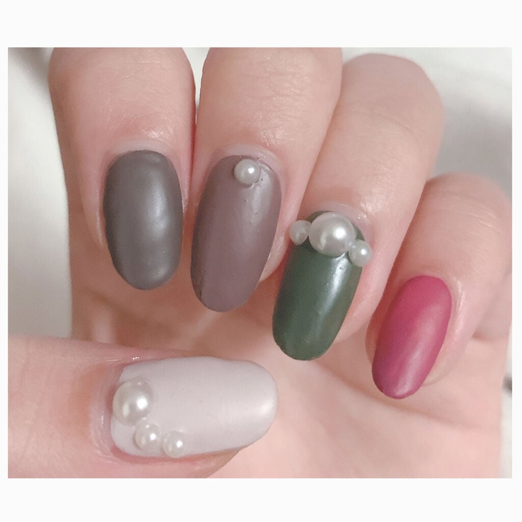 AT トップコート マットフィニッシュ/Art Collection/ネイルトップコートを使ったクチコミ(2枚目)