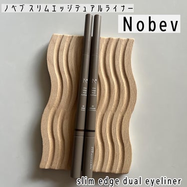 nobev スリムエッジデュアルアイライナーのクチコミ「【Nobev】ノベブ スリムエッジデュアルライナー slim edge dual eyelin.....」（1枚目）