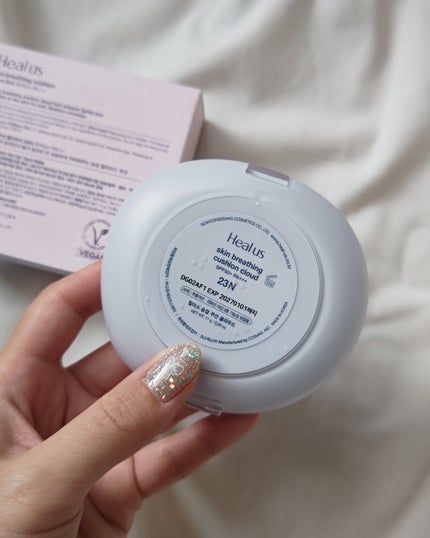 Skin breathing cushion Cloud/Healus/クッションファンデーションを使ったクチコミ(5枚目)