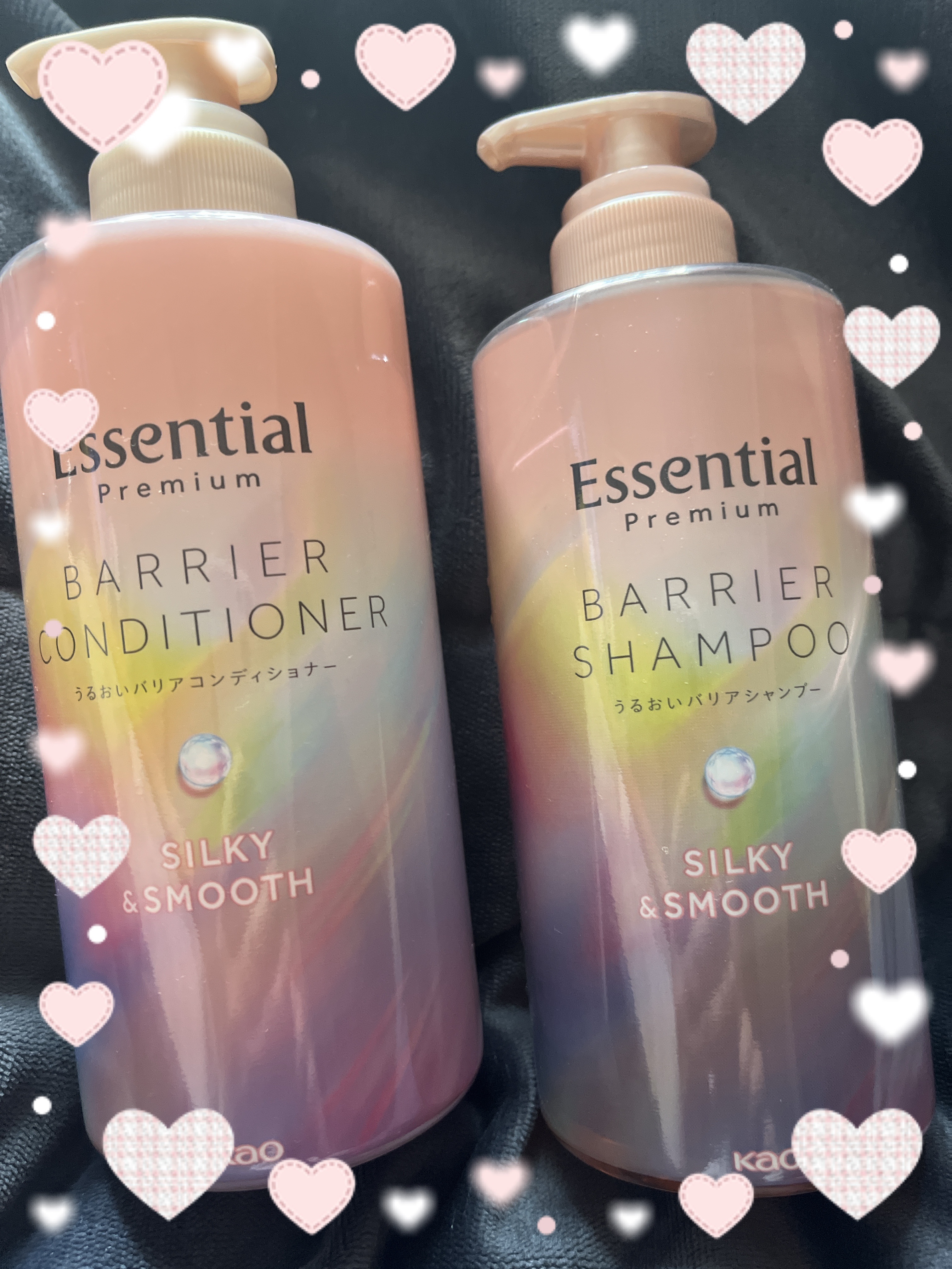 エッセンシャルプレミアム バリアシャンプー・コンディショナー シルキー＆スムース/エッセンシャル/市販シャンプーを使ったクチコミ（1枚目）