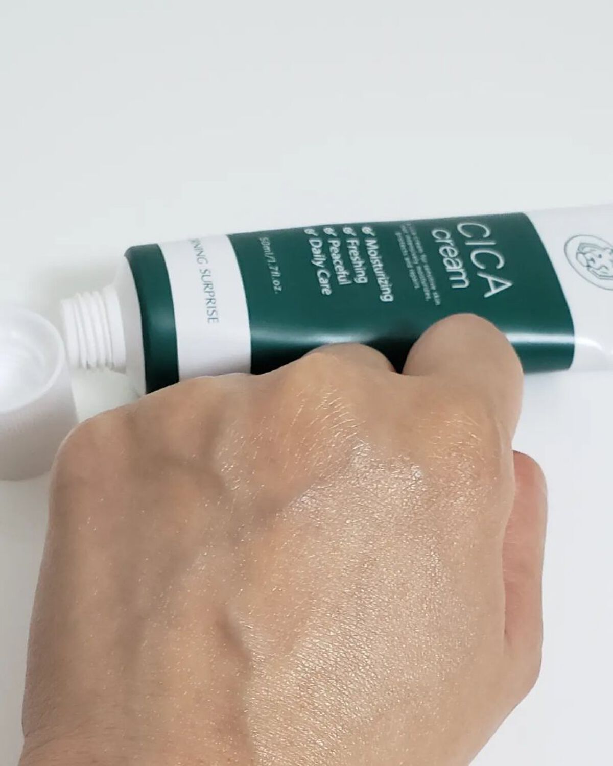 CICA cream/MORNING SURPRISE/フェイスクリームを使ったクチコミ(6枚目)