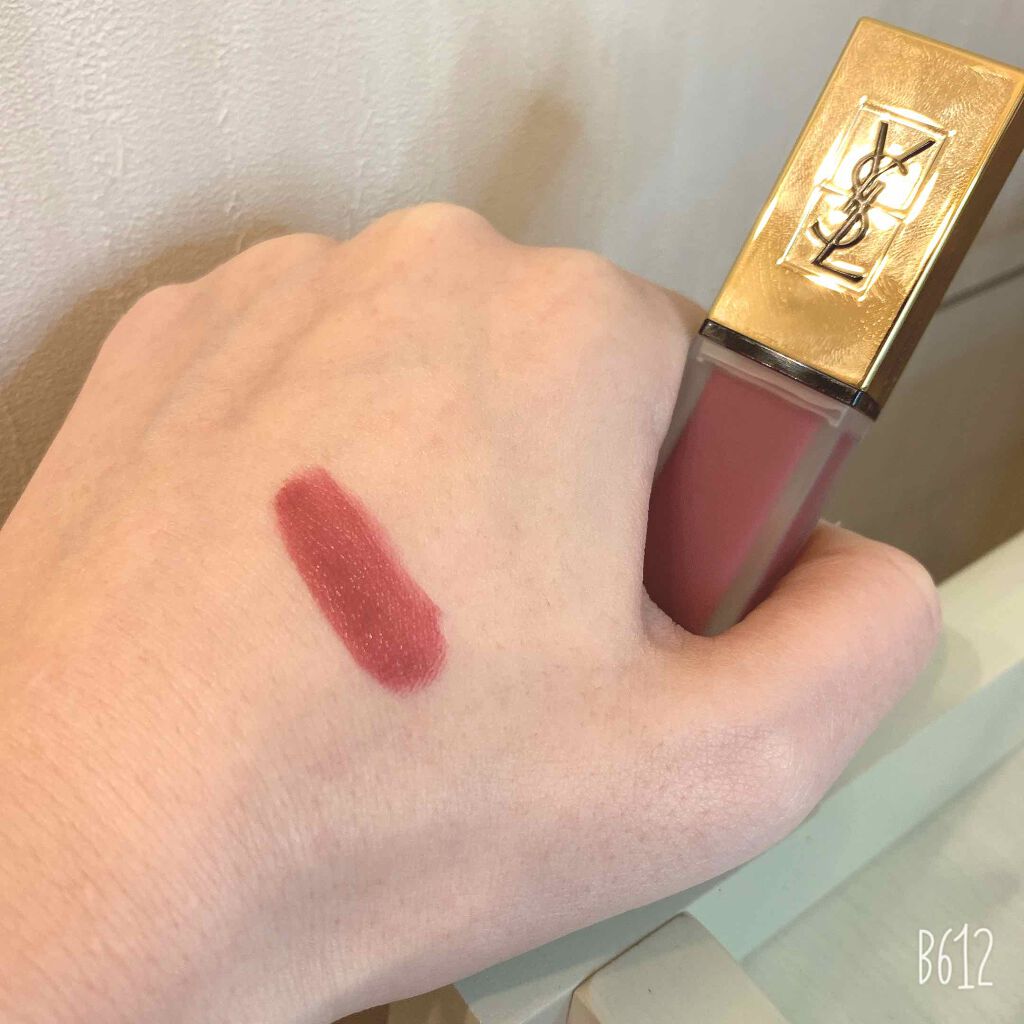 タトワージュ クチュール No.5 ローズウッドギャング/YVES SAINT LAURENT BEAUTE/口紅を使ったクチコミ（2枚目）